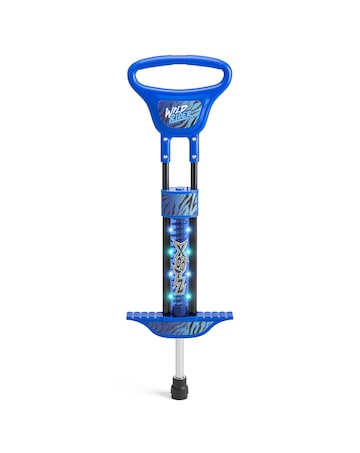 Xootz Wild Rider LED Pogo Stick - Blue