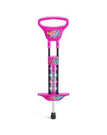 Xootz Wild Rider LED Pogo Stick - Pink
