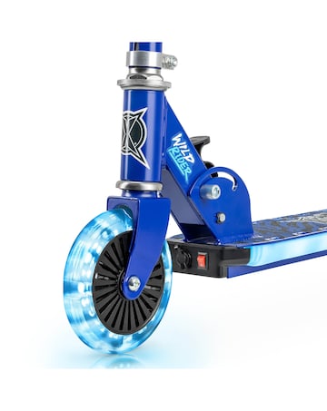 Xootz Wild Rider LED Scooter - Blue