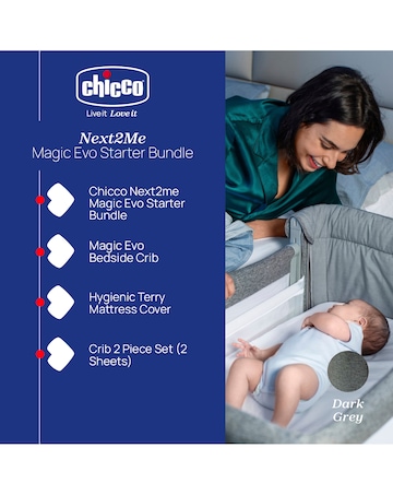 Chicco Next2Me Magic Evo Starter Bundle