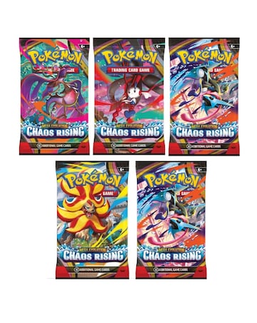 Pokemon (TCG): Mega Evolution Chaos Rising Booster Pack Assortment * 5