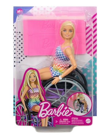 Barbie Wheelchair Doll Blonde Hair