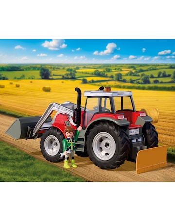 Playmobil Tractor Hay Bale Set