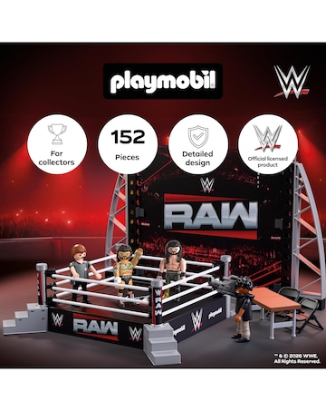 Playmobil WWE RAW Ring Set