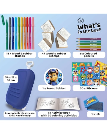 Paw Patrol Colour & Stamp Trolley