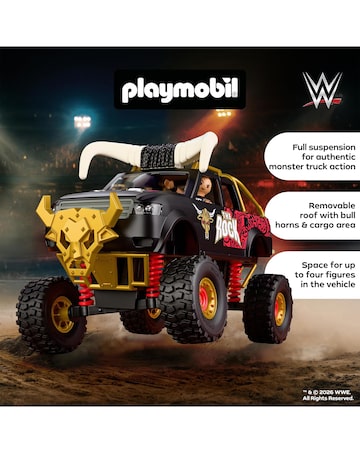 Playmobil WWE Rock Monster Truck