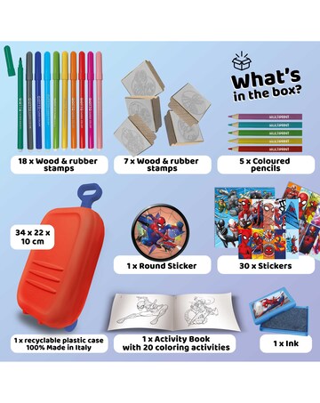 Spider-Man Colour & Stamp Trolley