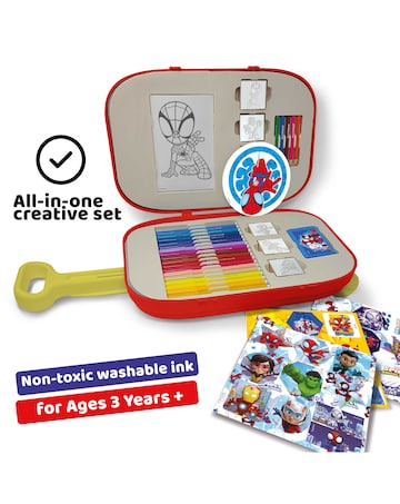 Spidey Colour & Stamp Trolley