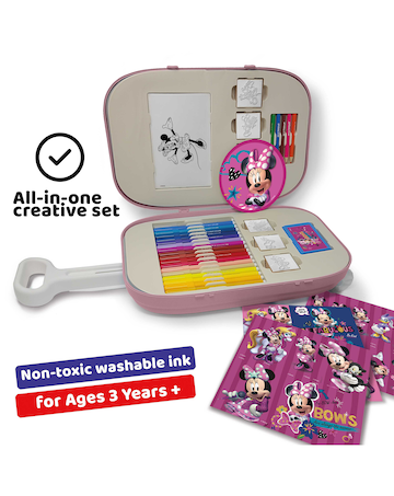 Minnie Mouse Colour & Stamp Trolley