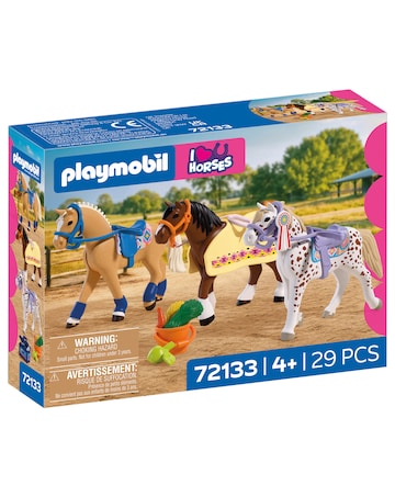 Playmobil Three Horse Set