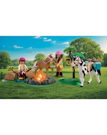 Playmobil Horse Campfire Set