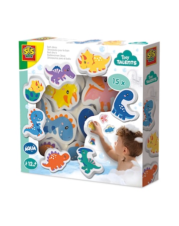 SES Bath Dinos 15 Foam Figures