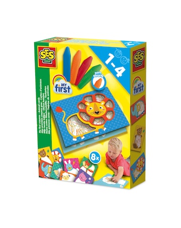 SES My First Crayons Animal Cards