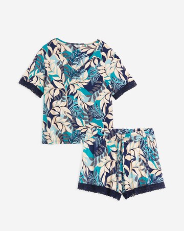 Luxurious Viscose Built In Support Pyjama Shortie Set