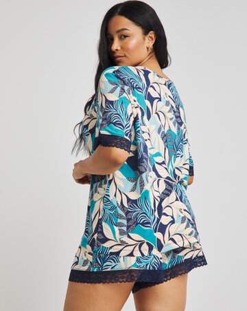 Luxurious Viscose Built In Support Pyjama Shortie Set