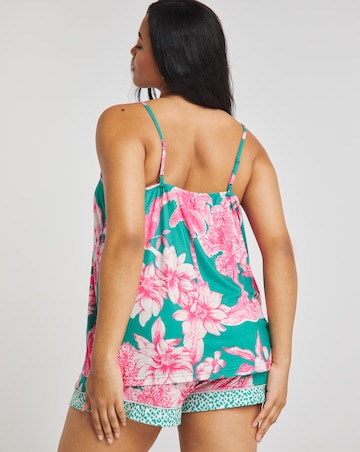 Printed Cami And Short Pyjama Set