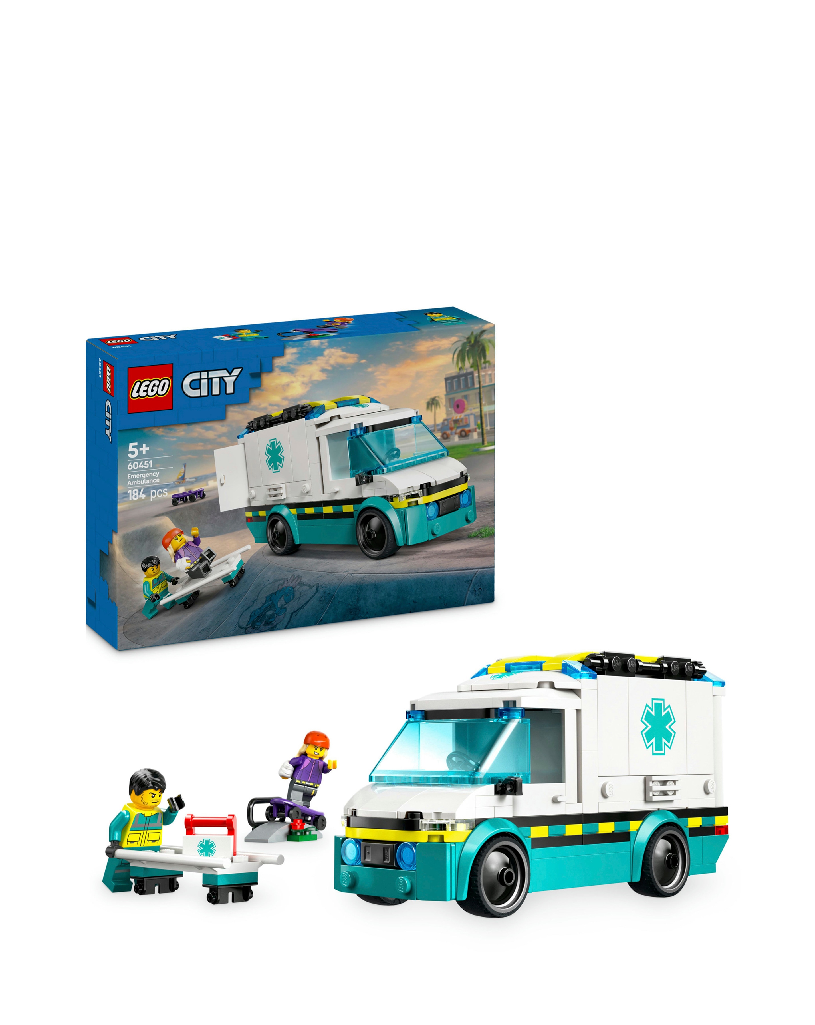 LEGO City Emergency Ambulance Toy Set wi