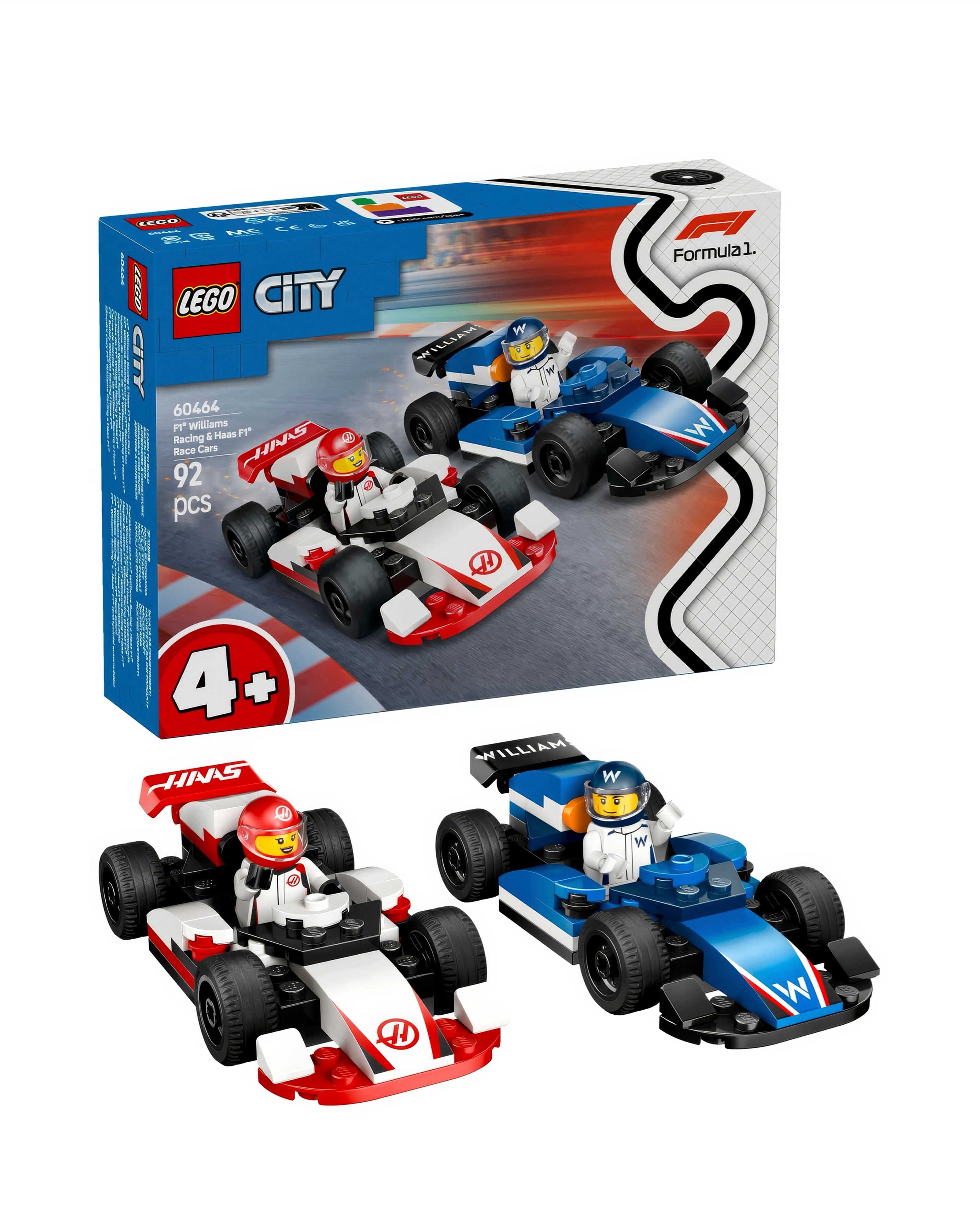LEGO City F1 Williams Racing & Haas R