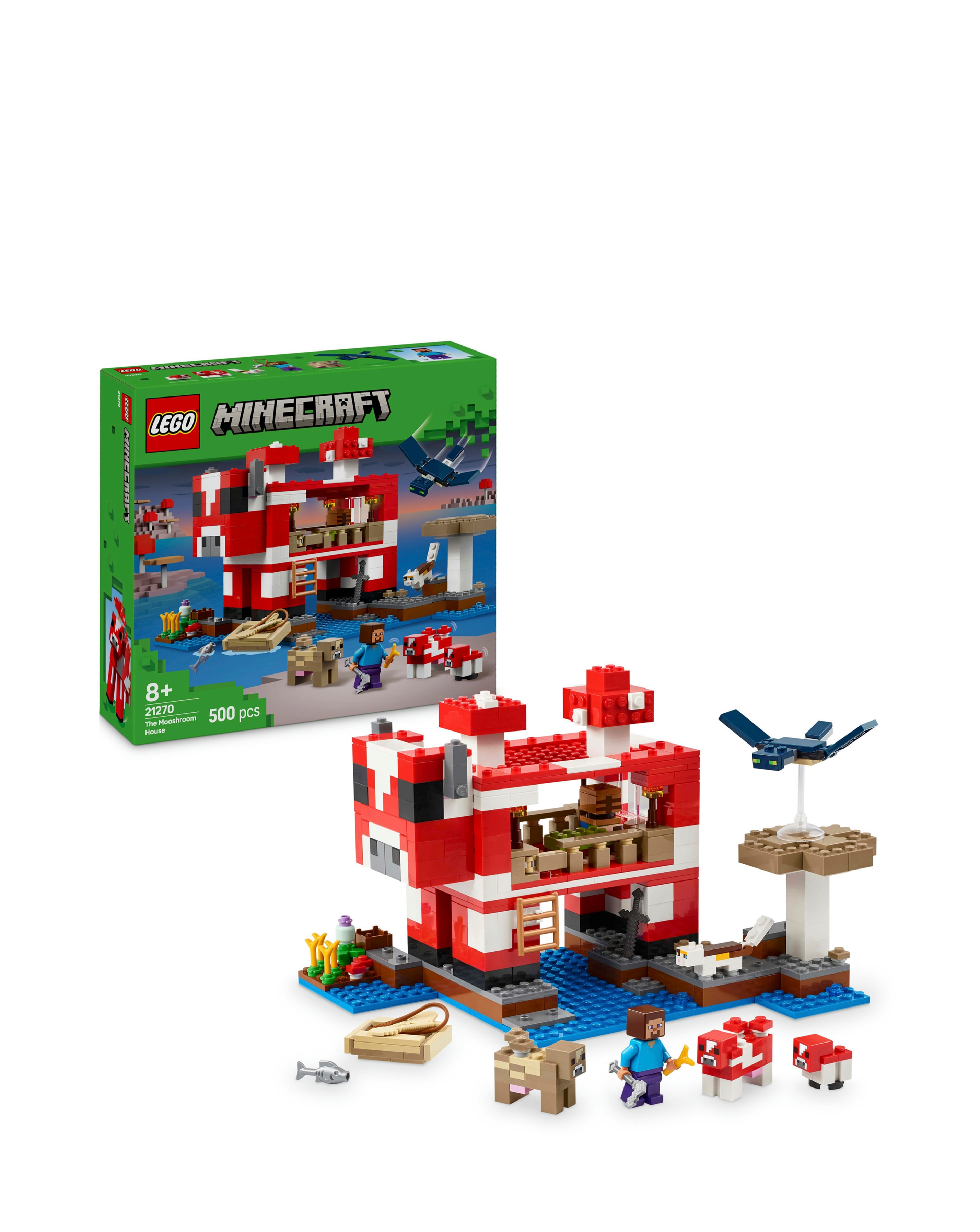 LEGO Minecraft The Mooshroom House Islan