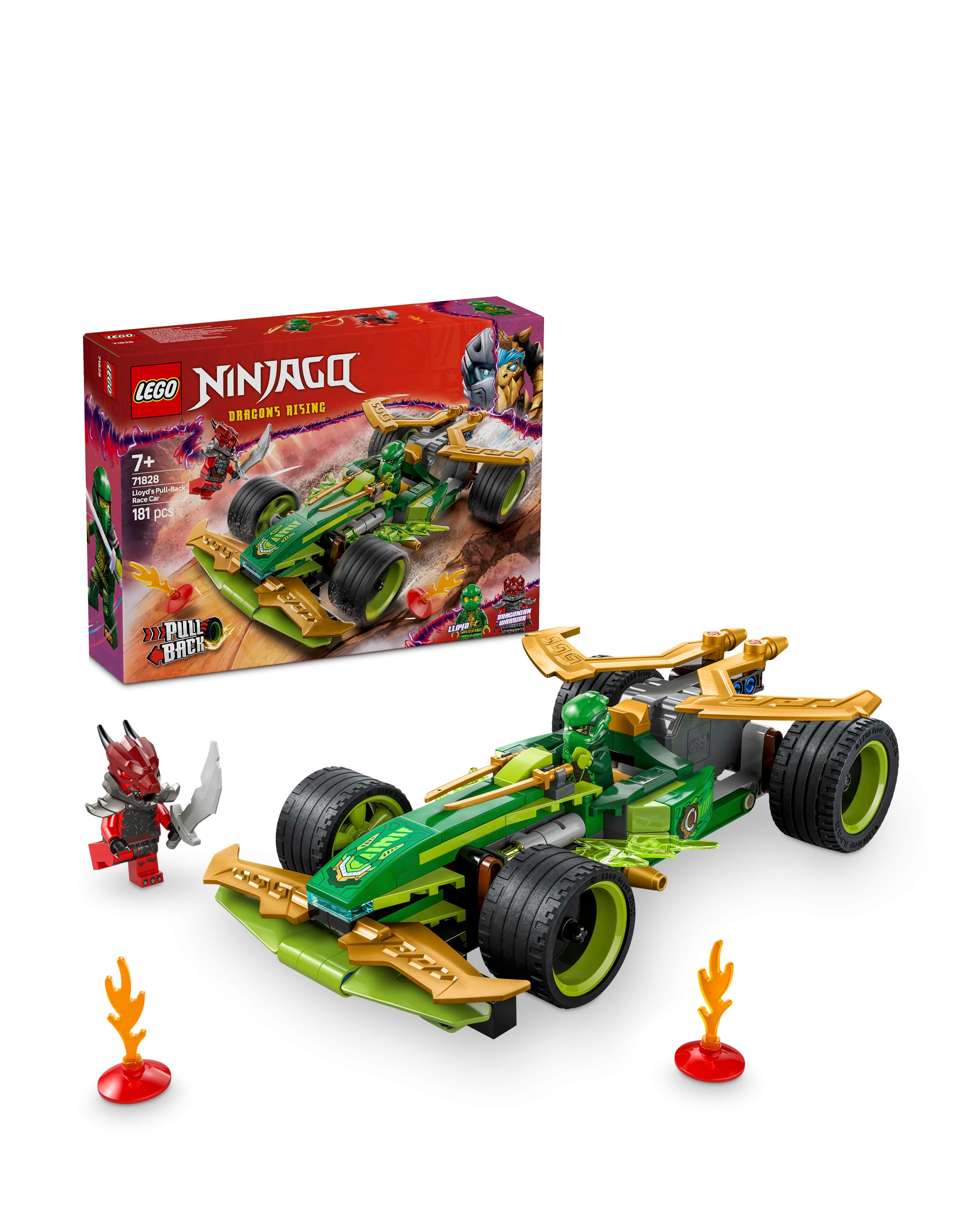 LEGO NINJAGO Lloyd's Pull-Back Race Car
