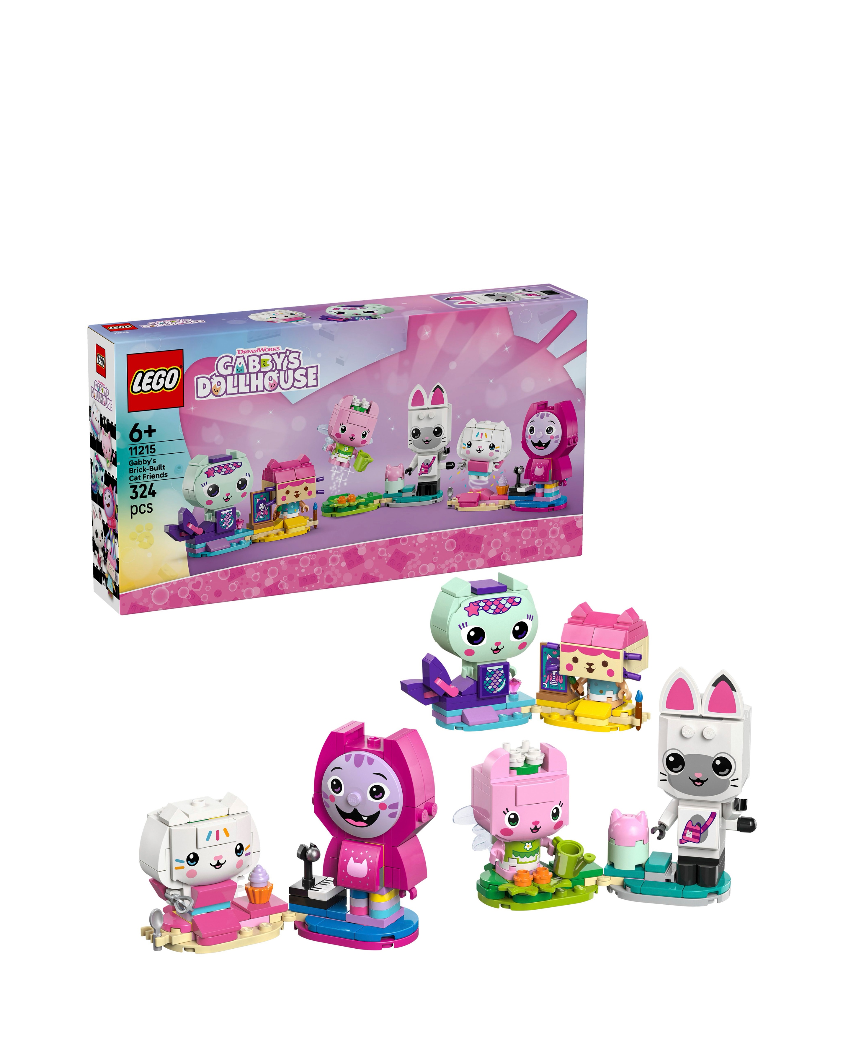 New In - LEGO Gabby's Brick-Built Cat Friends