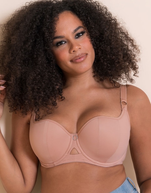 Curvy Kate Boost Me Up Padded Balcony Bra Latte