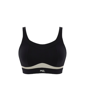 Panache Freedom Non Wired Non Padded Sports Bra Black/Chalk