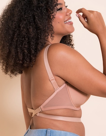 Curvy Kate Superhero Multiway Padded Plunge Wired Bra Latte