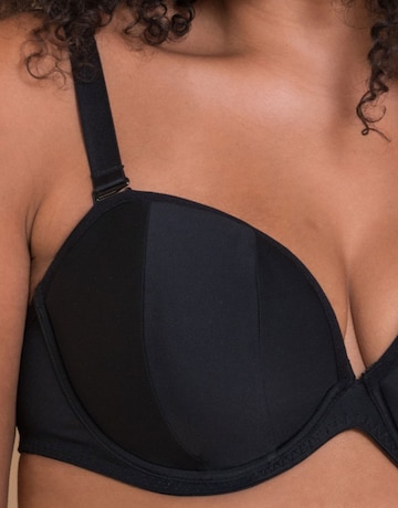 Curvy Kate Superhero Multiway Padded Plunge Bra Black