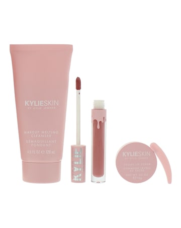 Kylie Cosmetics KylieSkin Cleanser 120ml Lip Scrub 10g Liquid Lipstick 3ml