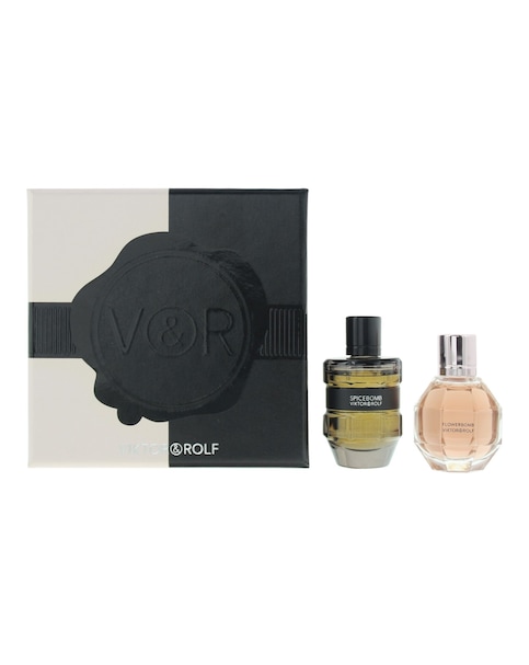 Viktor  Rolf  2 Piece Gift Set: Flowerbomb EDP 7ml - Spicebomb EDT 7ml