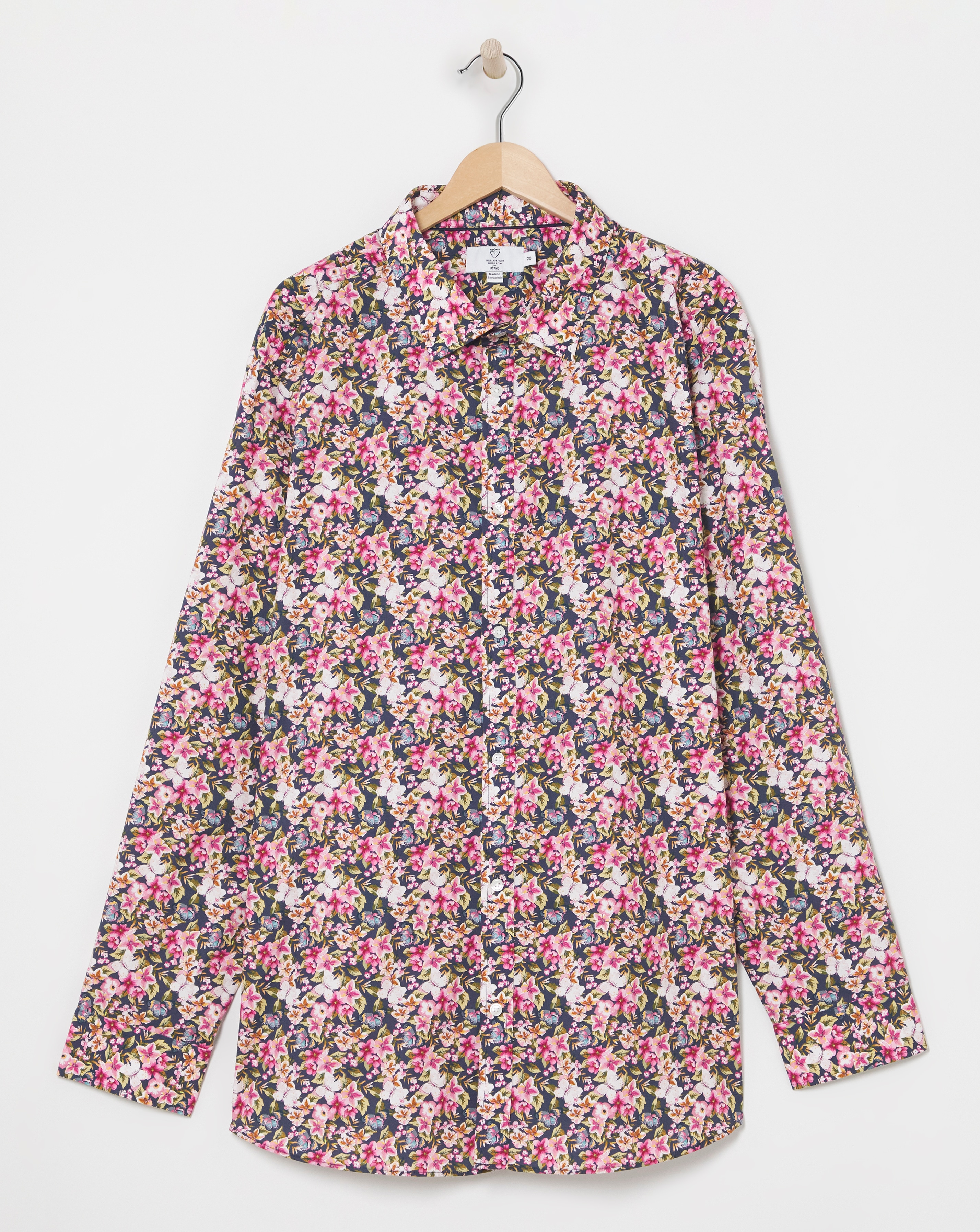 William Hunt Print Formal Shirt