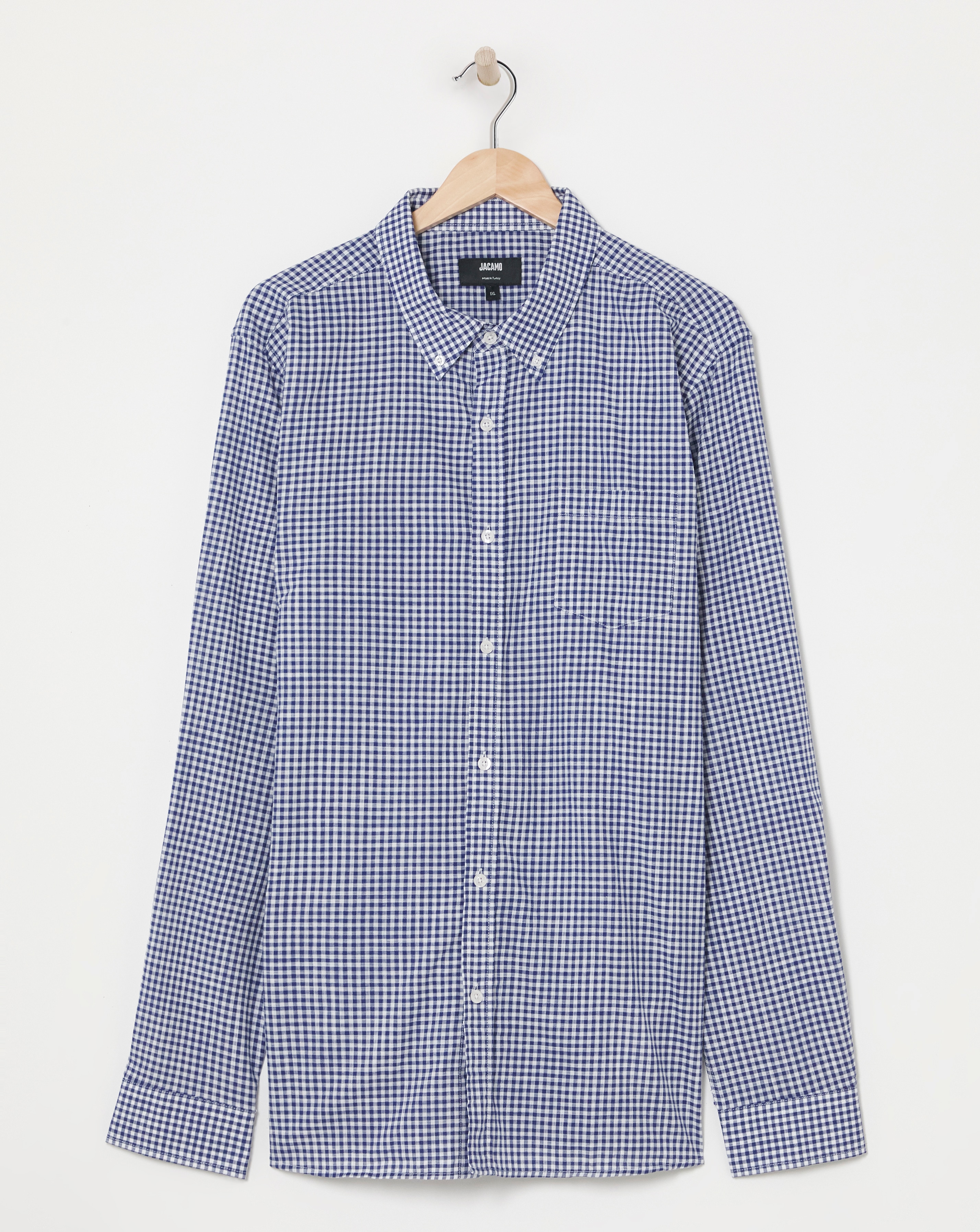Long Sleeve Gingham Shirt