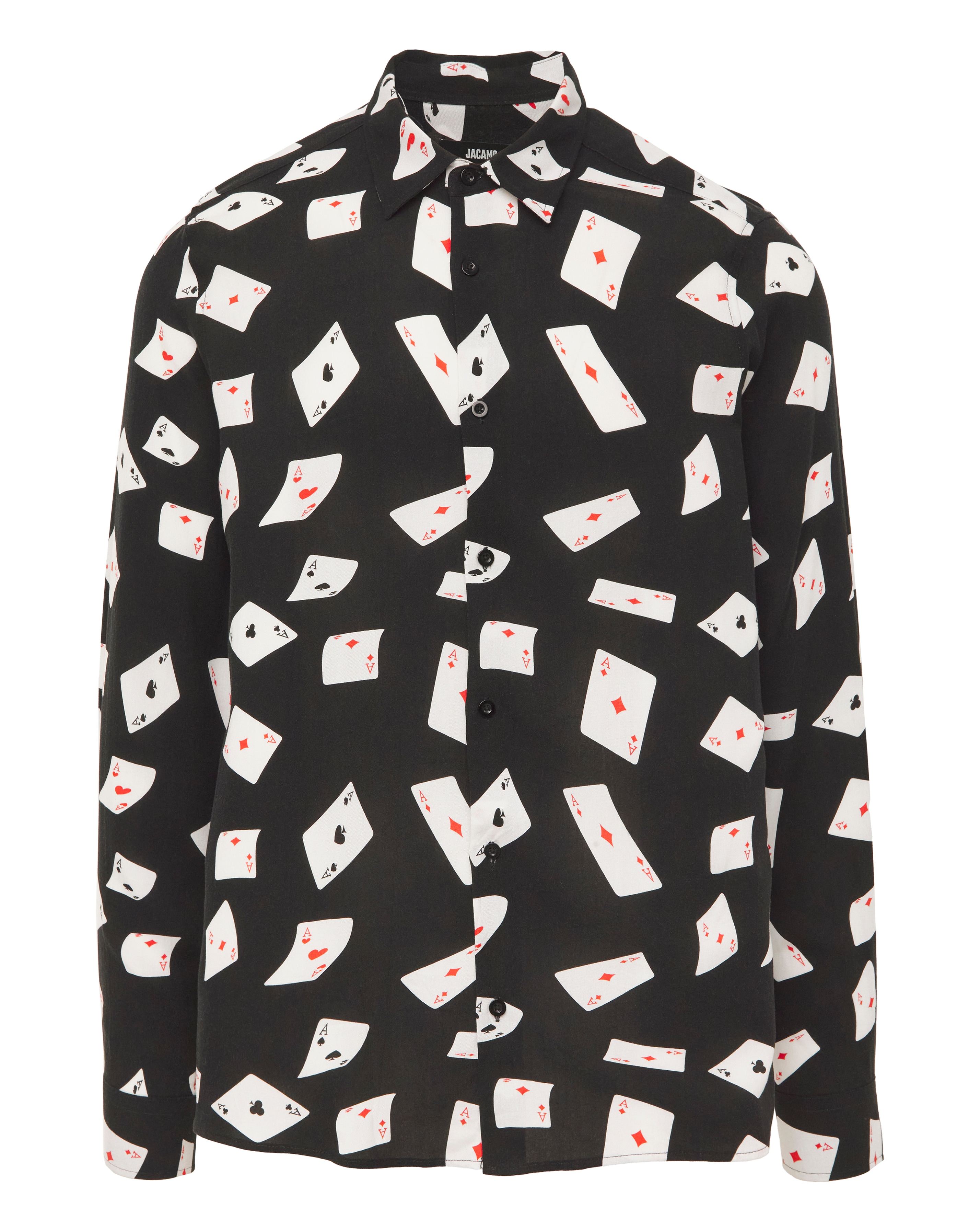Long Sleeve Falling Playing Card Shirt