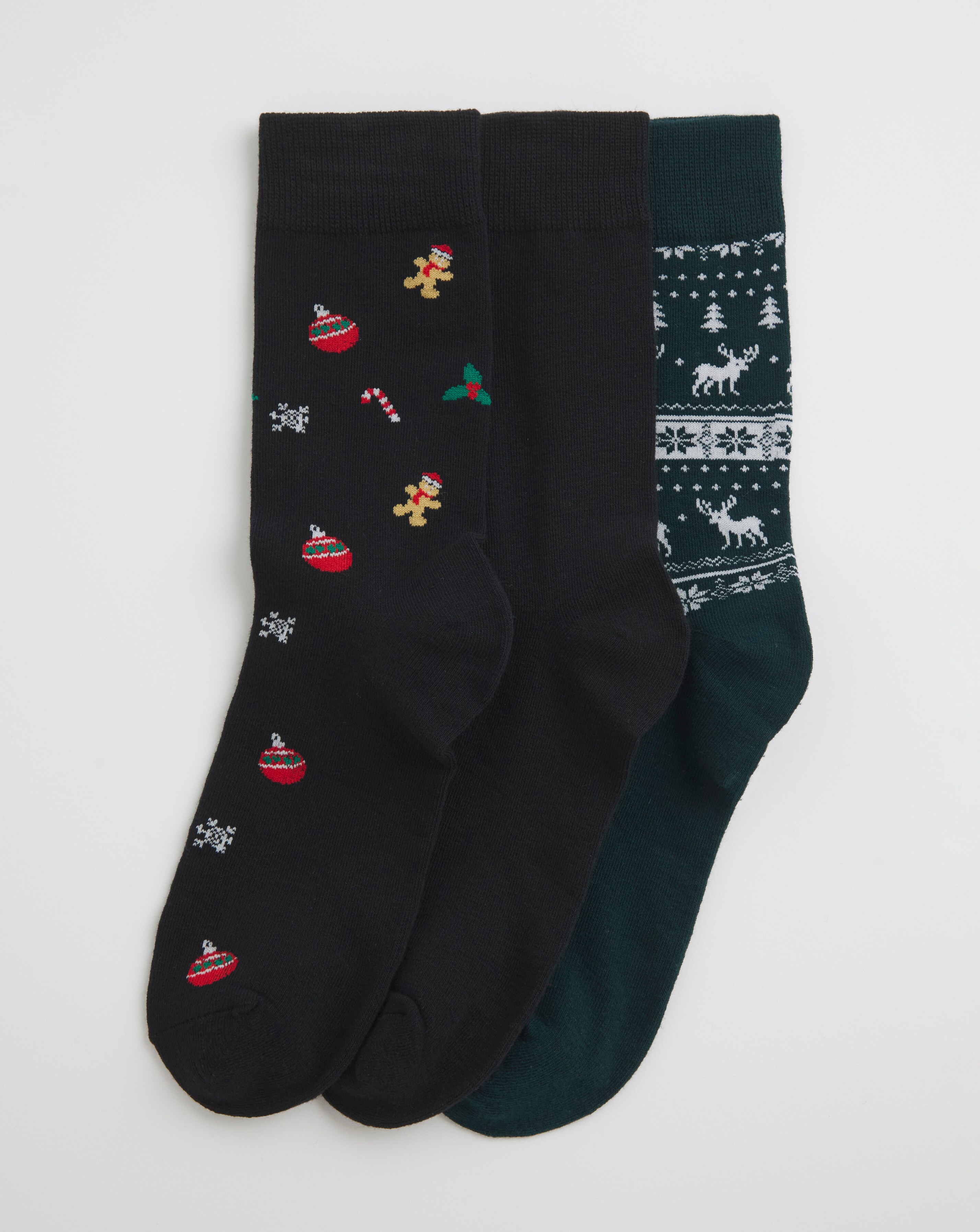New In - Jack & Jones Christmas Socks 3 Pack