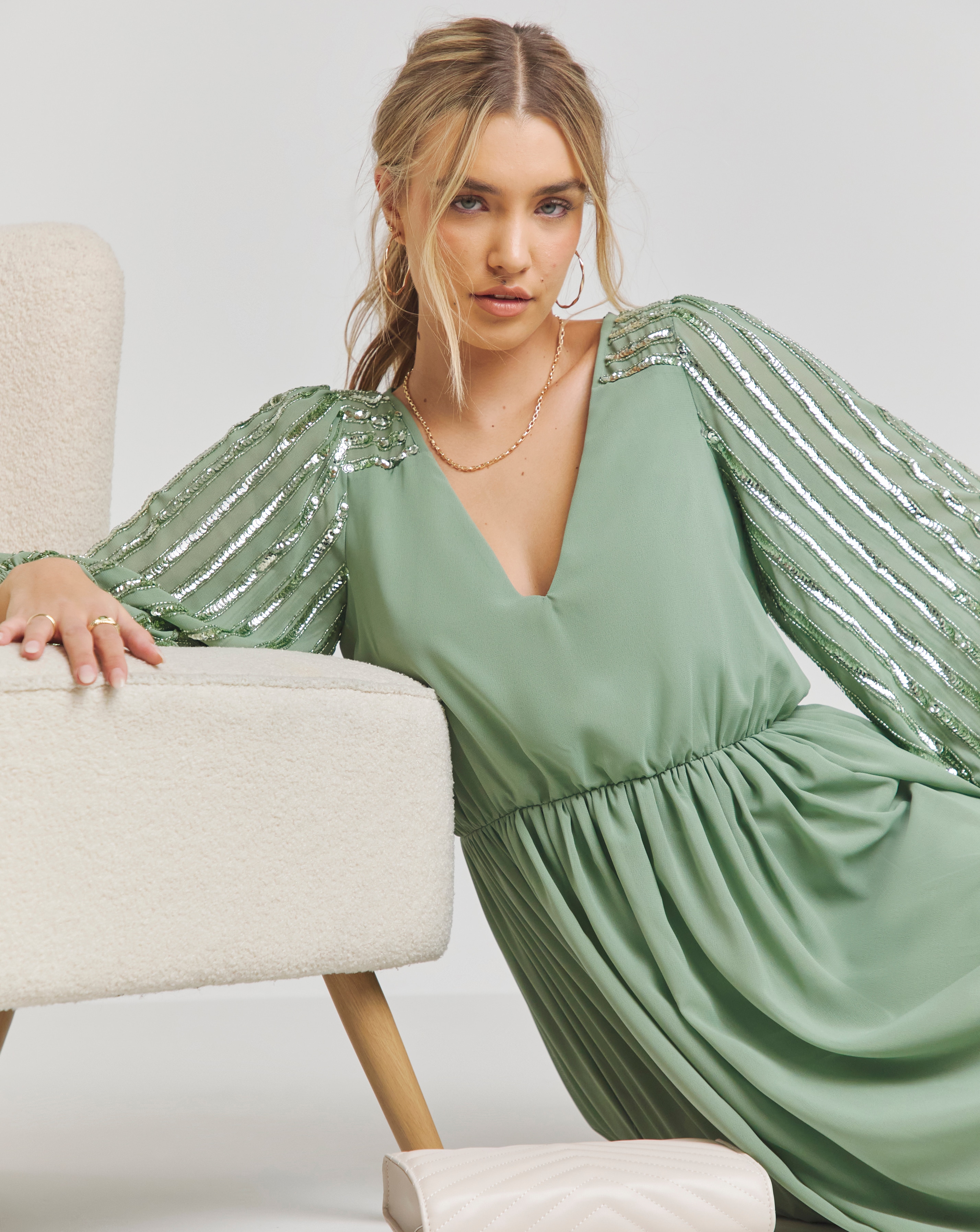 Maya Curve Aurora Midi Dress