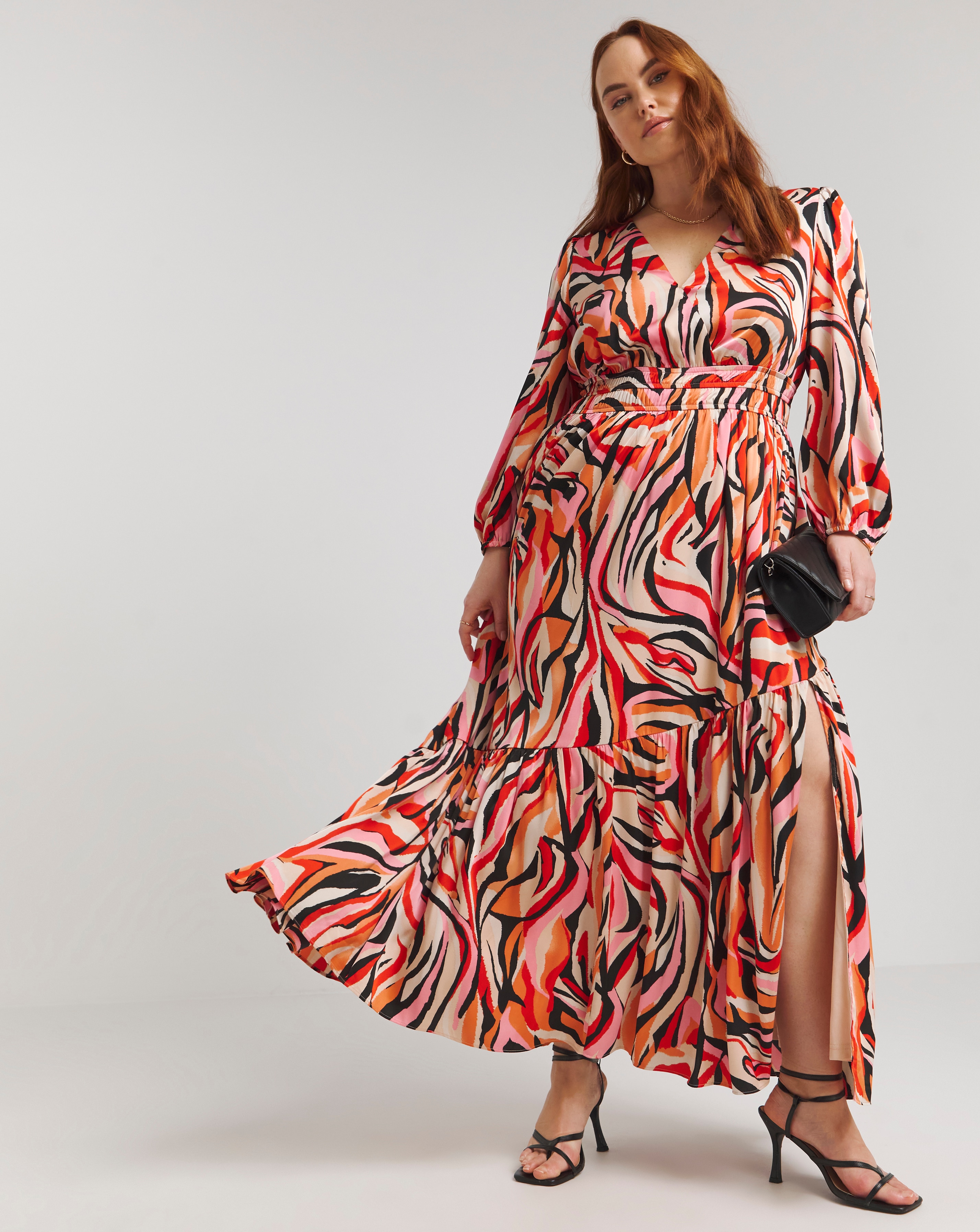 Lovedrobe Wrap Front Maxi Dress