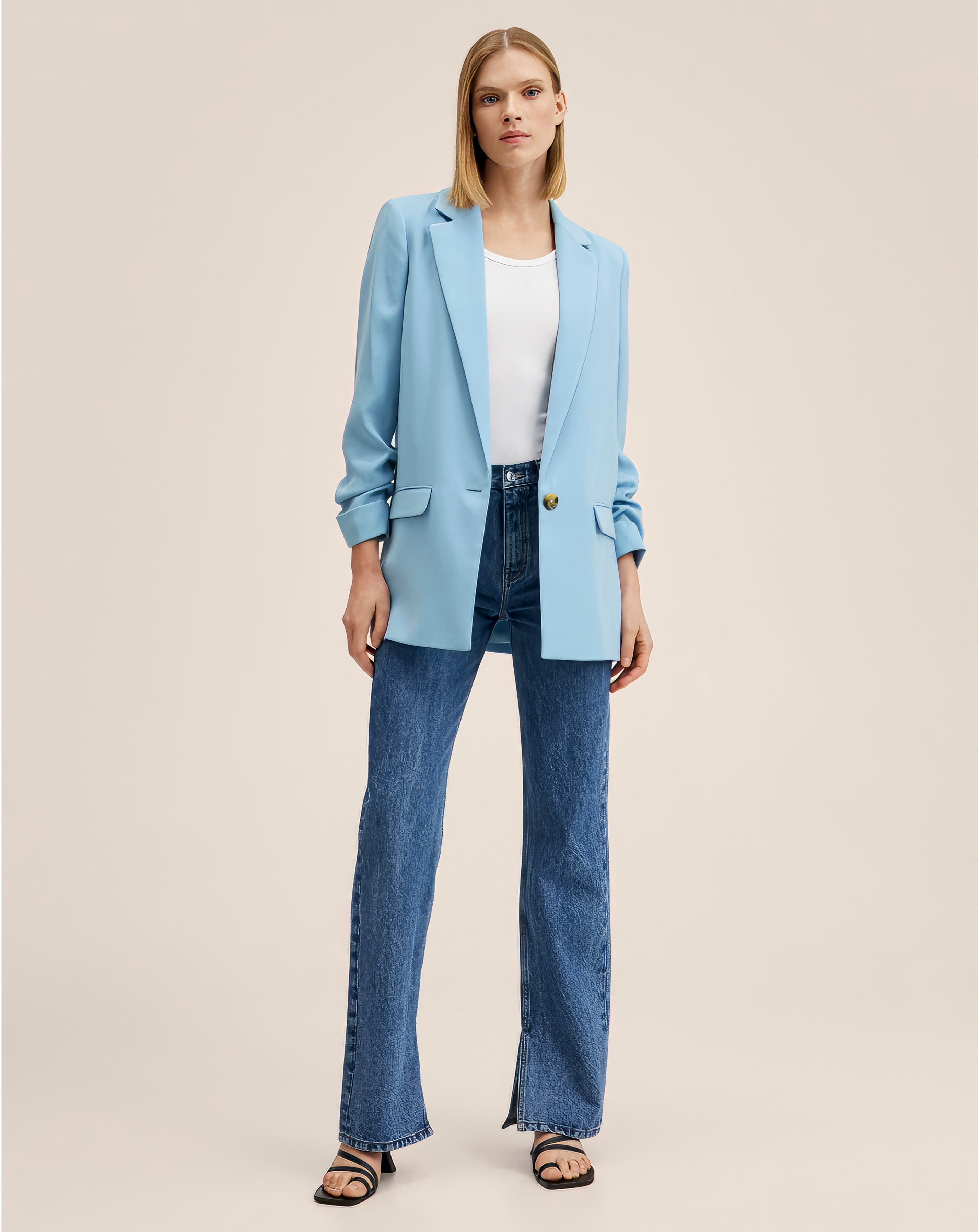 Mango Fitted Suit Jacket