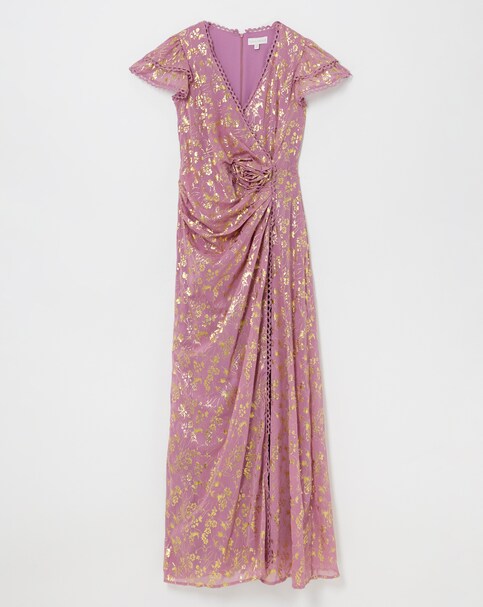 Maya Curve Rosetta Maxi Dress