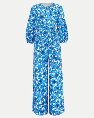 Phase Eight Rosey Floral Linen Jumpsuit