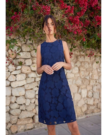 Ro&Zo Lace Mini Shift Dress