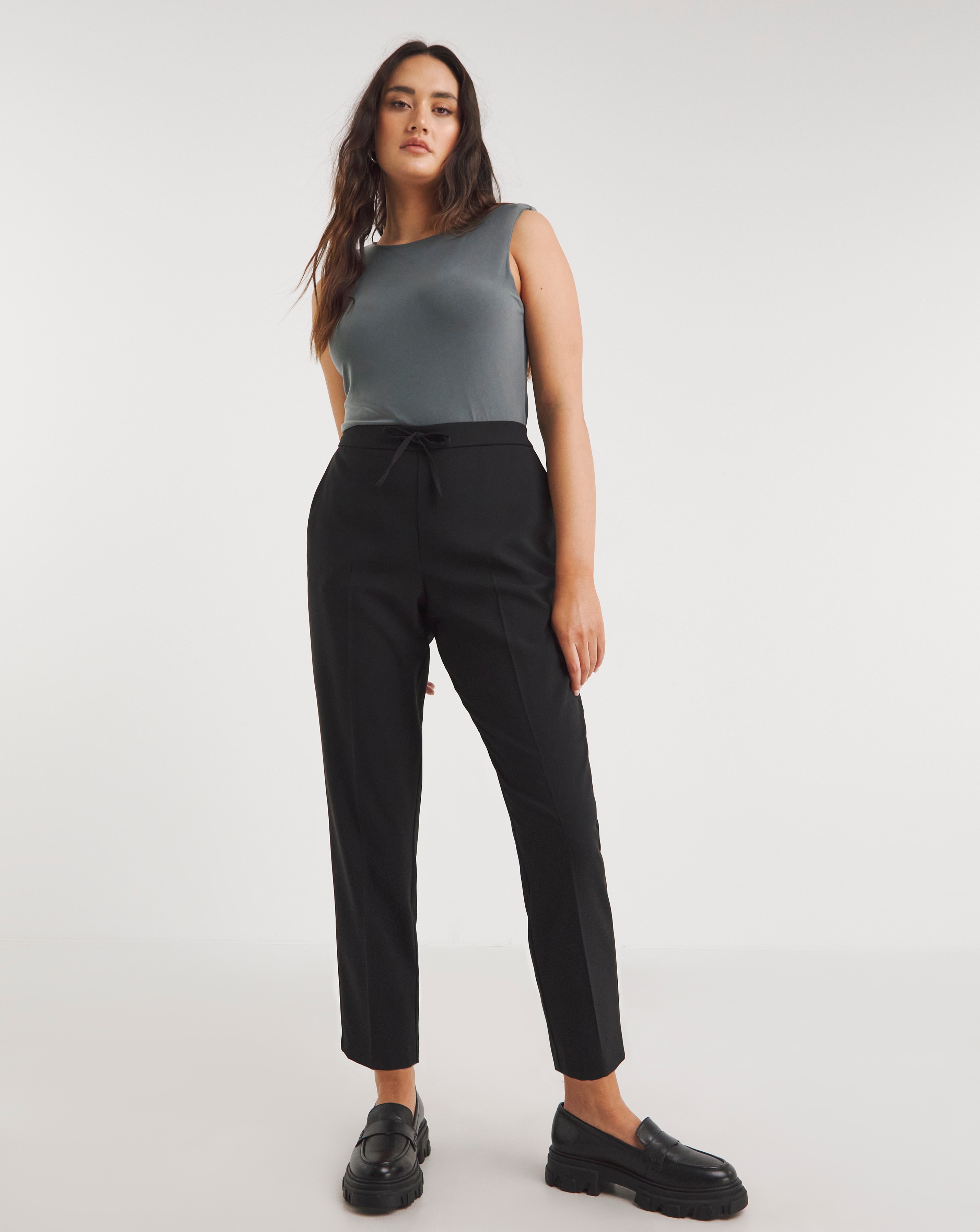 Value Tie Waist Workwear Trousers
