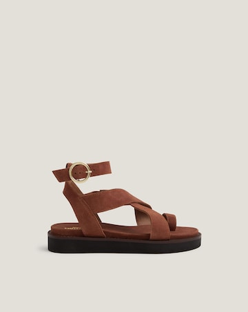 Monsoon Ivy Toe Strap Suede Sandals