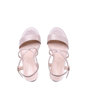 Paradox London Honeysilk Wide E Fit Sandal