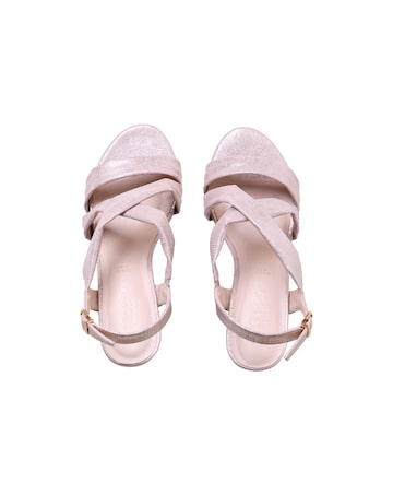 Paradox London Janis Wide E Fit Wedge Sandals