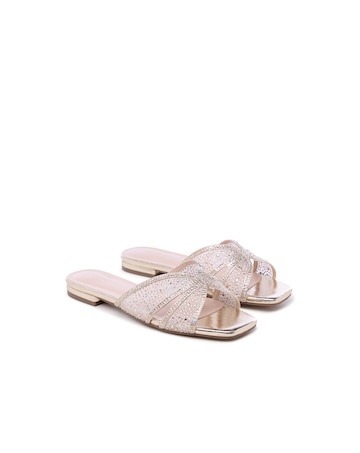 Paradox London Soleil Wide E Fit Flat Sandal