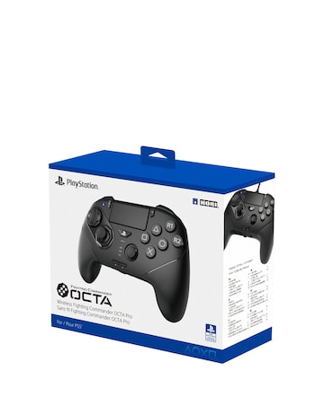 HORI Wireless Fighting Commander OCTA Pro for PS5 and PC - Black