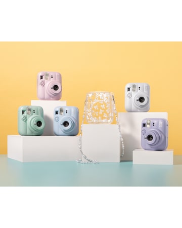 Fujifilm Instax Mini 13 Camera inc Skinny Dip Case & 20 Shot Film Dreamy Purple