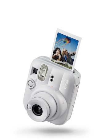 Fujifilm Instax Mini 13 Camera inc Skinny Dip Case & 20 Shot Film - Clay White