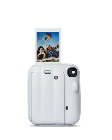 Fujifilm Instax Mini 13 Camera inc Skinny Dip Case & 20 Shot Film - Clay White